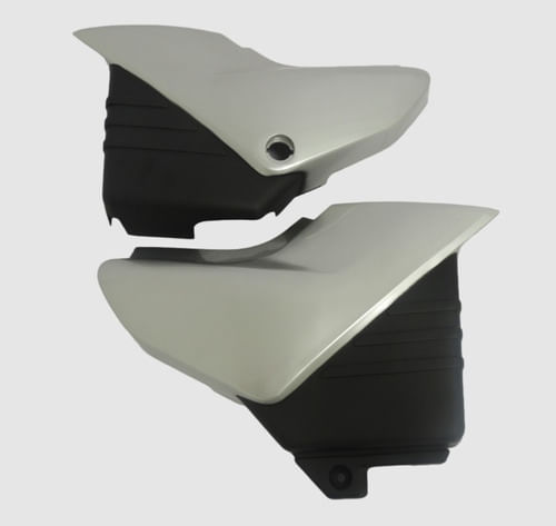 Lateral Ybr 125 00/02 Prata