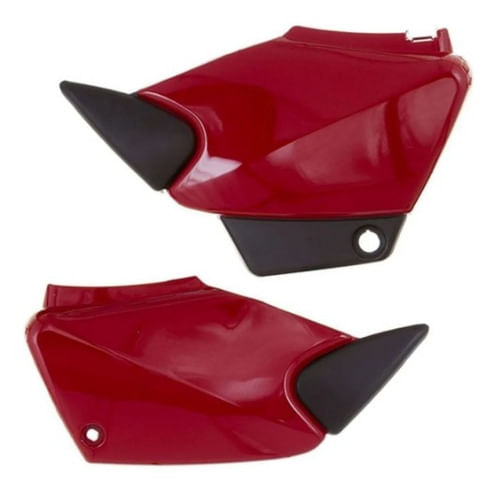 Lateral Fan 125 2007 Vermelho