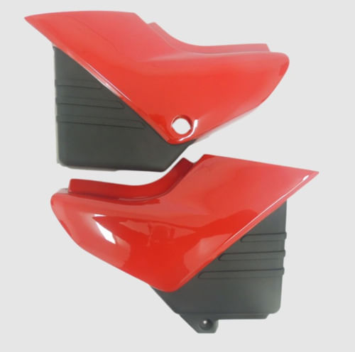 Lateral Ybr 125 2002 Vermelho