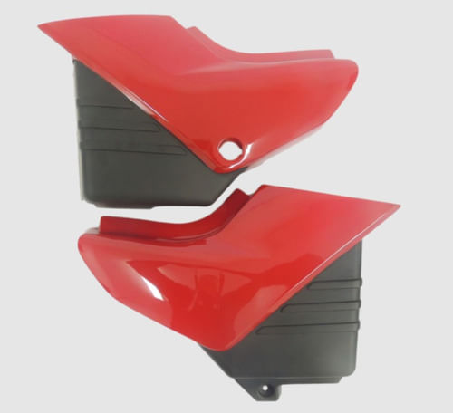Lateral Ybr 125 2001 Vermelho