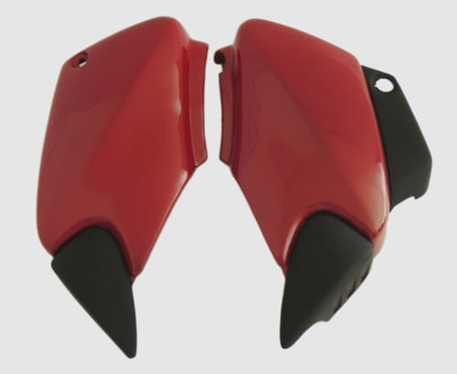 Lateral Titan 125 02/03 Vermelho