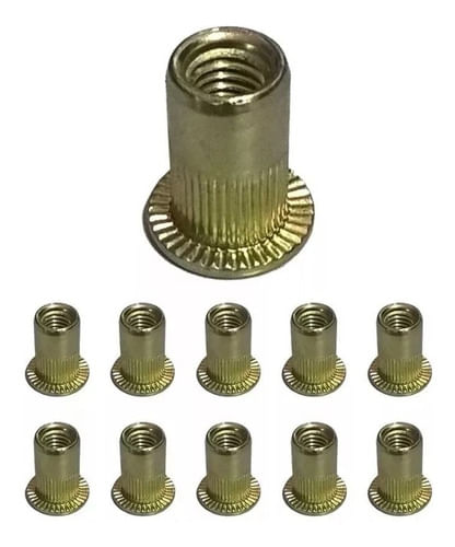 Rebite De Rosca Interna M6 Com 30 Peças Weber