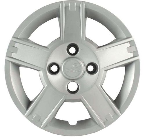 Calota Ford Fiesta 05/ (4 F) (5 Pa) (prata) (cada) (m) Universal Universal ARO 14 / Grid 014CB-PTA-U