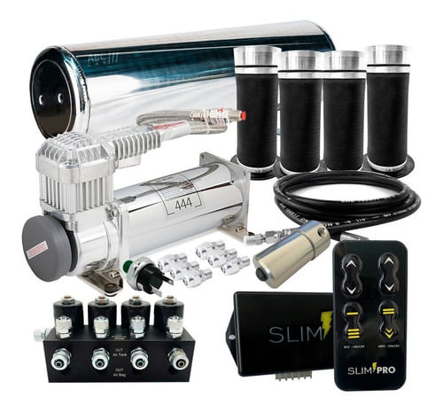 Kit Suspensão A Ar Super Black 8mm Stage 3 - Vw Bora