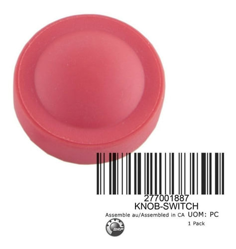 Capa Botão Start/stop Jetski Sea Doo 4 Tec Redonda Original