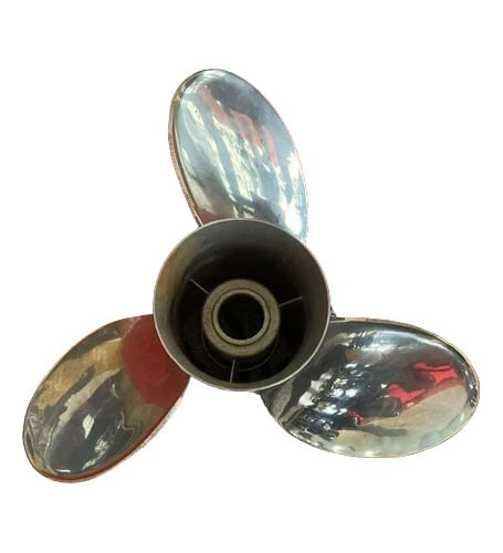 Hélice Aço Inox Motor De Popa Mercury Passo 25 Mirage Plus