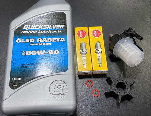 Kit Revisão Motor De Popa Yamaha Hidea 25 30 Completo