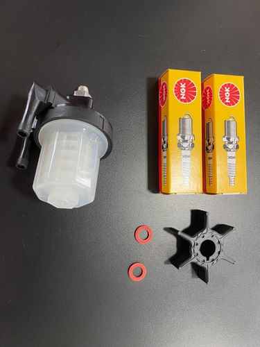 Kit Manutenção Yamaha 15hp Rotor Vela Filtro