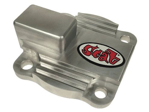 Tampa Billet Kit Alto Fluxo Bomba Óleo com Saída Filtro Externo - SCAT