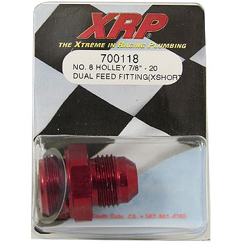 Nípel Curto - Holley 7/8-20 - 8AN - Red - XRP