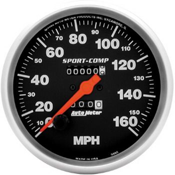 Velocimetro 160 Mph - Mecânico - 5" - Sport Comp - AUTO METER