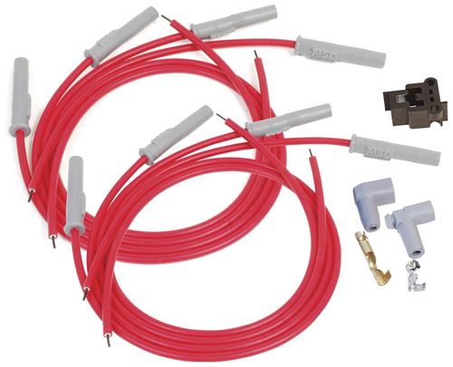 Cabo de Vela 8.5mm - Universal - Vermelho - Spiral Core - Unitário - MSD