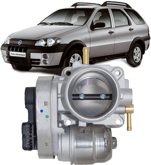 Corpo Borboleta Tbi Palio Siena Adventure Strada 1.8 8v Flex De 2004 À 2010 - 48smg2