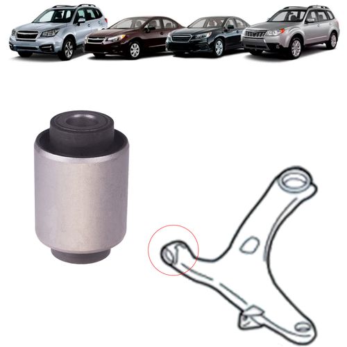 Bucha Dianteira Menor Bandeja Balança Dianteira Subaru Forester 2.0 2008 a 2013