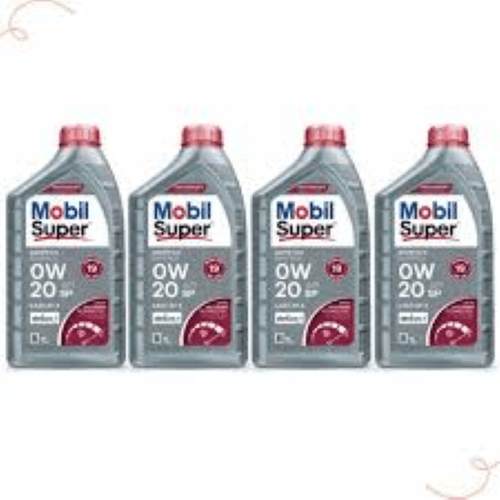 Óleo Mobil Super 0w20 Sintético Carro Kit 4L