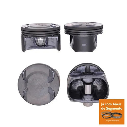PISTAO COM ANEL - GM SONIC ECOTEC 1.6 16V CVVT FLEX
