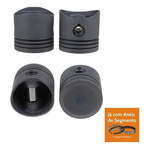 PISTAO COM ANEL - VW PASSAT VOYAGE 1.5 8V GAS BIELA CURTA 1974 A 1982