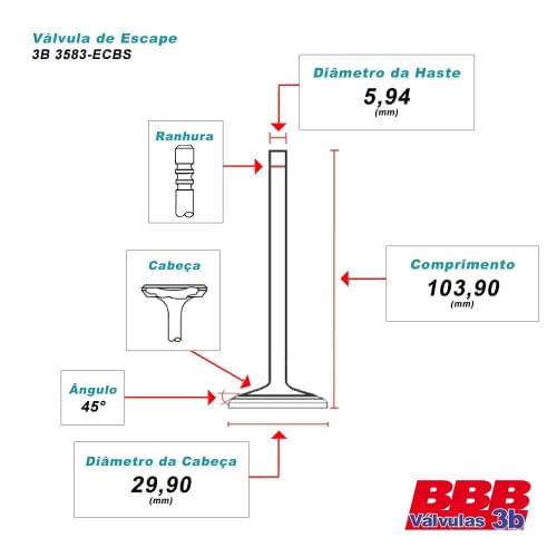 VALVULA ESCAPE - AUDI | VW 1.8 20V ASP 2.8 V6 30V