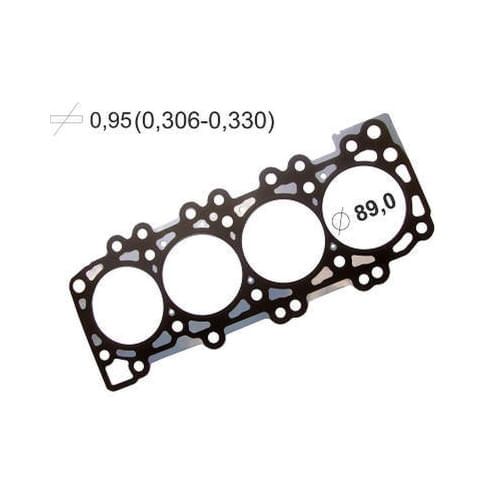 JUNTA DO CABECOTE - NISSAN FRONTIER PATHFINDER 2.5 16V 2007 A 2014 1.00MM MLS