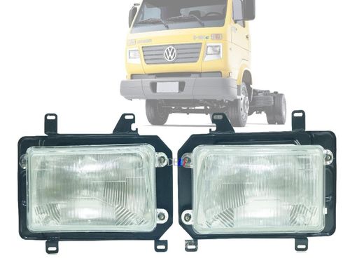 KIT FAROL DIANTEIRO VW 7-110 8-120 8-150 9-150 WORKER 2000 / 2010 2 PEÇAS