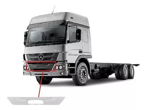 GRADE INFERIOR PARA-CHOQUE MB ATEGO 13/...
