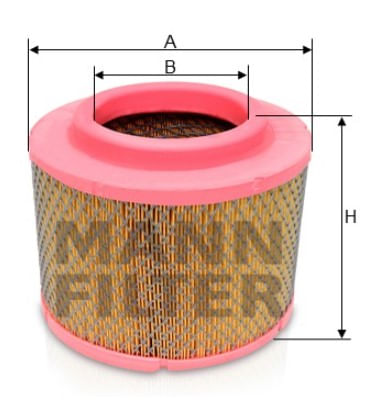 FILTRO DE AR MOTOR-TOYOTA - HILUX/SW4 2.5D 06/15, 3.0D 06/15, 2.7 10-08/15