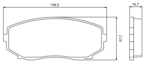 PASTILHA DE FREIO-FORD - EDGE 3.5 V6 07/15
MITSUBISHI - PAJERO SPORT 2.4 15/