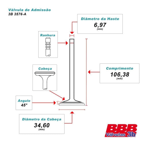 VALVULA ADMISSAO - CITROEN | PEUGEOT 1.8 2.0 16V 3R