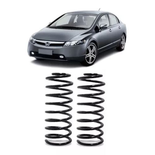 Par Mola Espiral Traseira New Civic 2007/2011