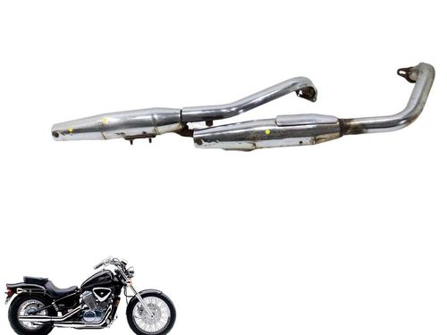 Escapamento Honda Shadow 600 Shadow600 95-05c/detalhe