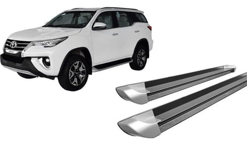 Estribo Personalizado Ponteira Prata SW4 2016 2020
