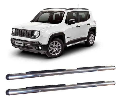 Estribo Jeep Renegade oblongo Oval Cromado