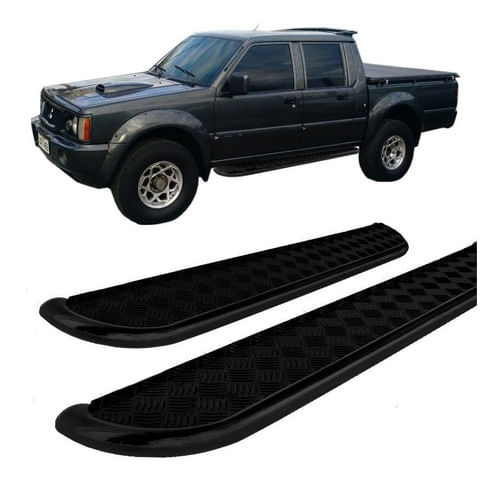 Estribo Chapa L-200 GL GLS 2,5" Preto