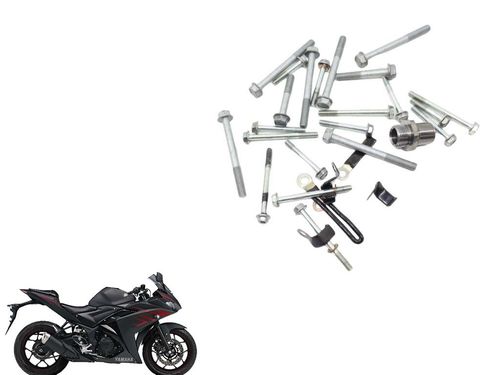 Kit Parafuso Carcaça  Motor Yamaha Yzf-r3 16-23