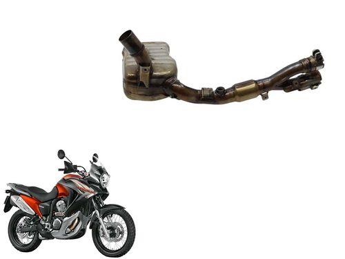 Catalizador Marmita Escapamento Honda Transalp 700 11-14c/detalhe