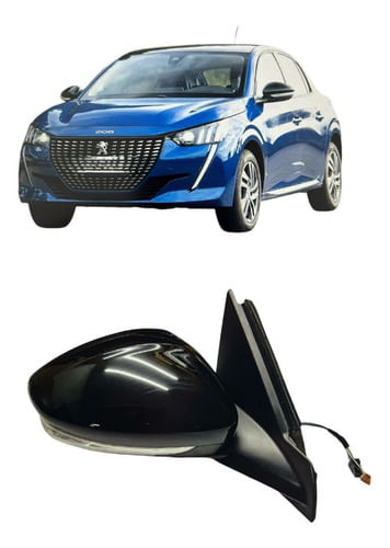 Retrovisor Peugeot 208 Elétrico /2021 Em Diante - Passageiro