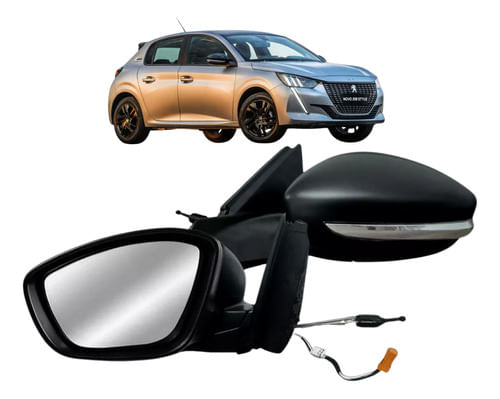 Retrovisor Peugeot 208 Mecanico 2021/2023 Fosco - Motorista