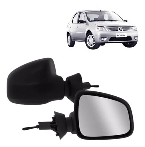 Retrovisor Logan/sandero Mecanico 2006/2008 - Lado Motorista