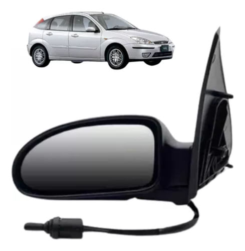 Retrovisor Mecanico Focus 2000/2008 Esquerdo Liso- Motorista
