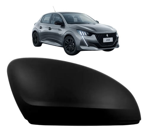 Capa Retrovisor Peugeot 208 -2013 Em Diante- Lado Passageiro