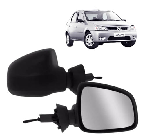 Retrovisor Logan/sandero Mecanico 2006/2008- Lado Passageiro