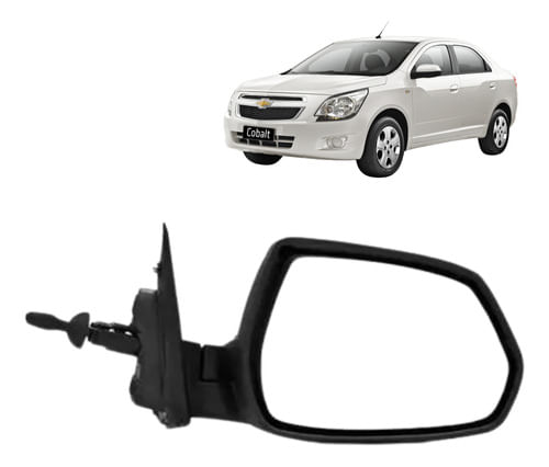 Retrovisor Mecanico Direito Cobalt Fosco - Lado Passageiro