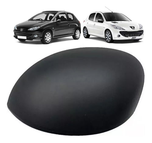 Capa Retrovisor Peugeot 206 / 207 - Lado Motorista