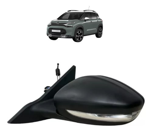 Retrovisor Citroen C3 / C3 Aircross Mecanico Fosco Motorista