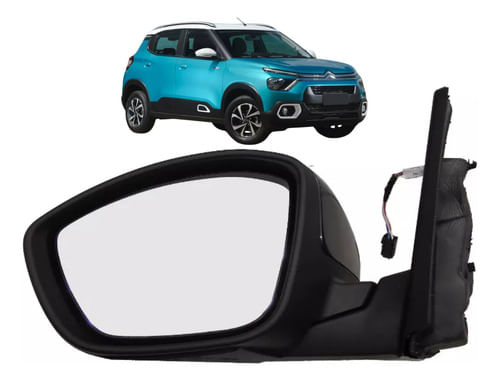 Retrovisor Citroen C3 2022 / 2024 Elétrico - Lado Motorista