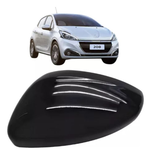 Capa Retrovisor Peugeot 208 /2013 Em Diante - Lado Motorista