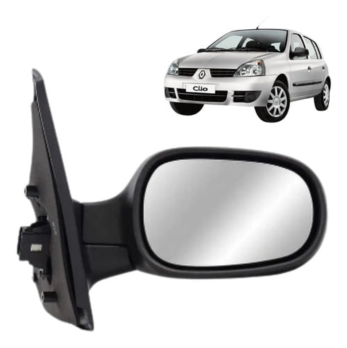 Retrovisor Renault Clio 1999/2011 Mecanico Fosco - Motorista