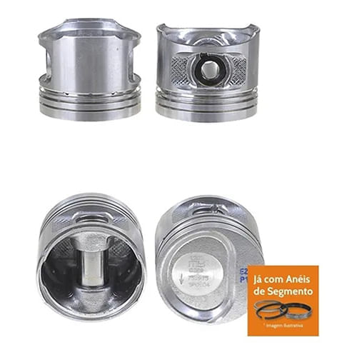 PISTAO COM ANEL - FIAT FIORINO PREMIO UNO 1.5 8V NAC ALC APOS 1990
