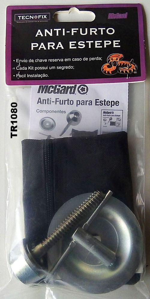 Kit Antifurto de estepe interno modelo TR06120