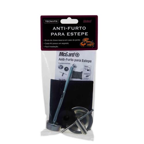 Kit Antifurto de estepe interno modelo TR08145CG